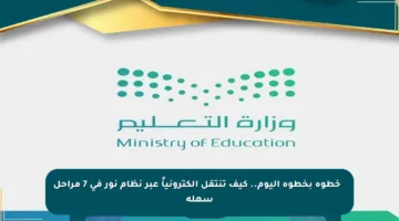 🚀 خطوة بخطوة اليوم.. كيف تنتقل إلكترونياً عبر نظام نور في 7 مراحل سهلة